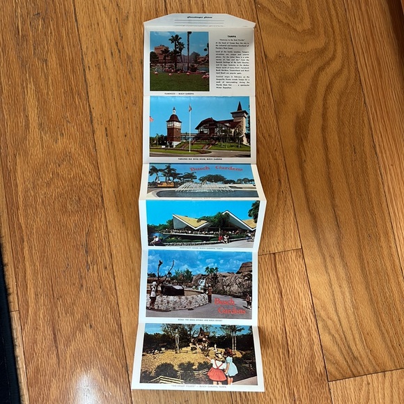 TAMPA FLORIDA SOUVENIR POSTCARD FOLDER COLOR VIEWS 1970s VINTAGE TRAVEL - Picture 4 of 12